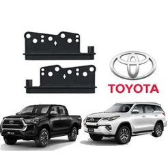 Moldura Painel 2 Din Laterais Toyota Hilux SW4 Etios Corolla