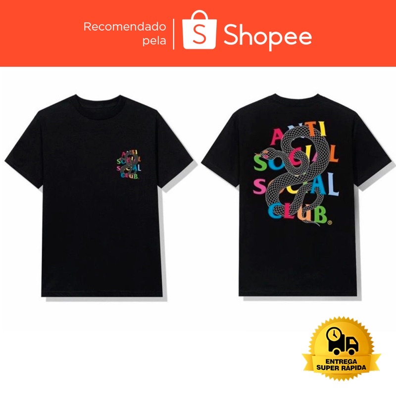 Camiseta Anti Social Social Club Cobra - Lançamento 2021