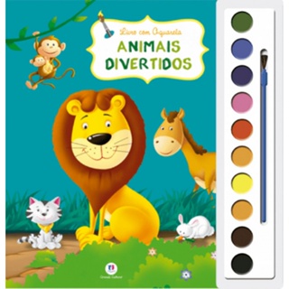 Livro - Animais divertidos em Oferta na Shopee