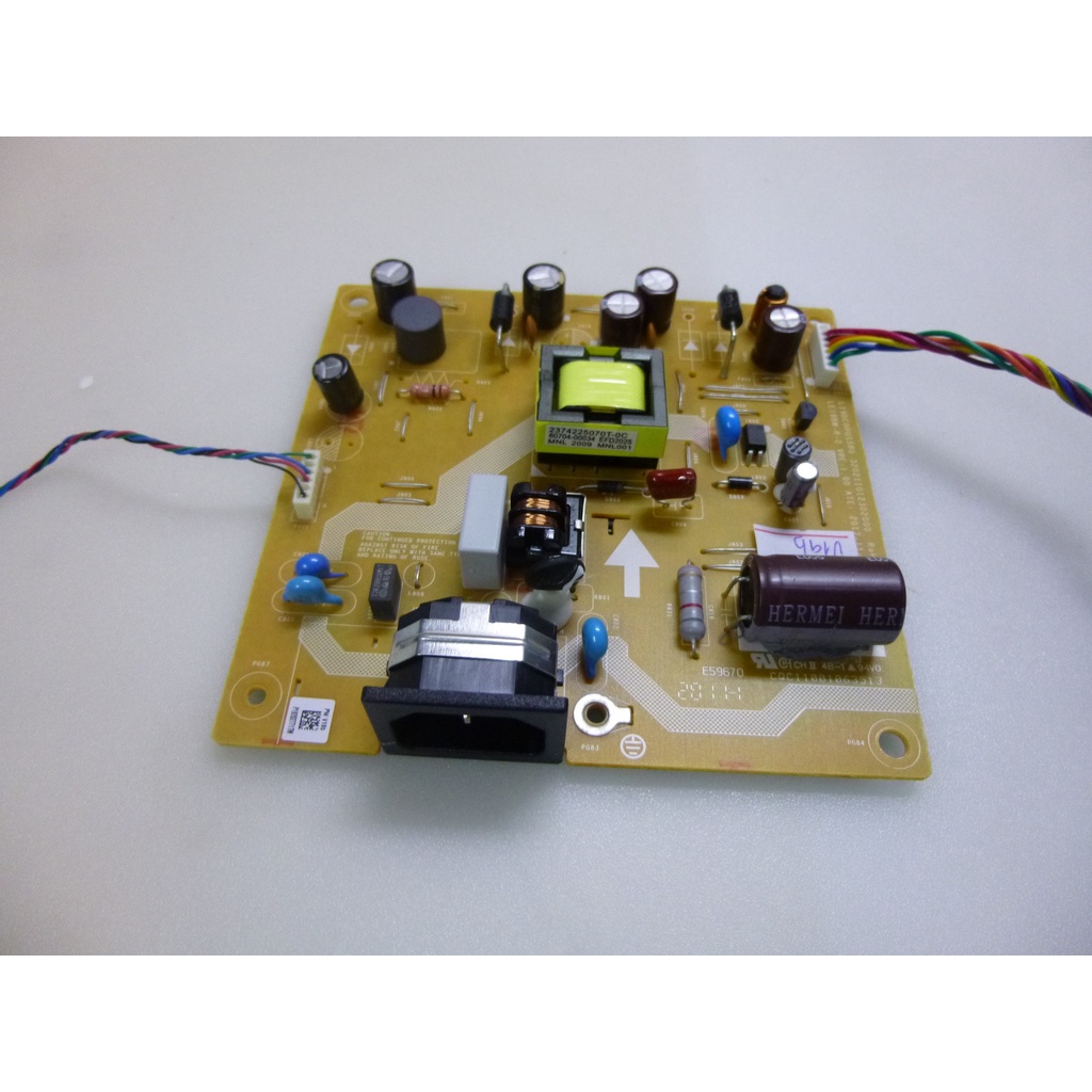 placa da fonte monitor hp v19b
