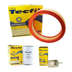 Kit Filtros Ar Oleo Com Gol Parati Passat Ap 1.6 1.8 87- 94