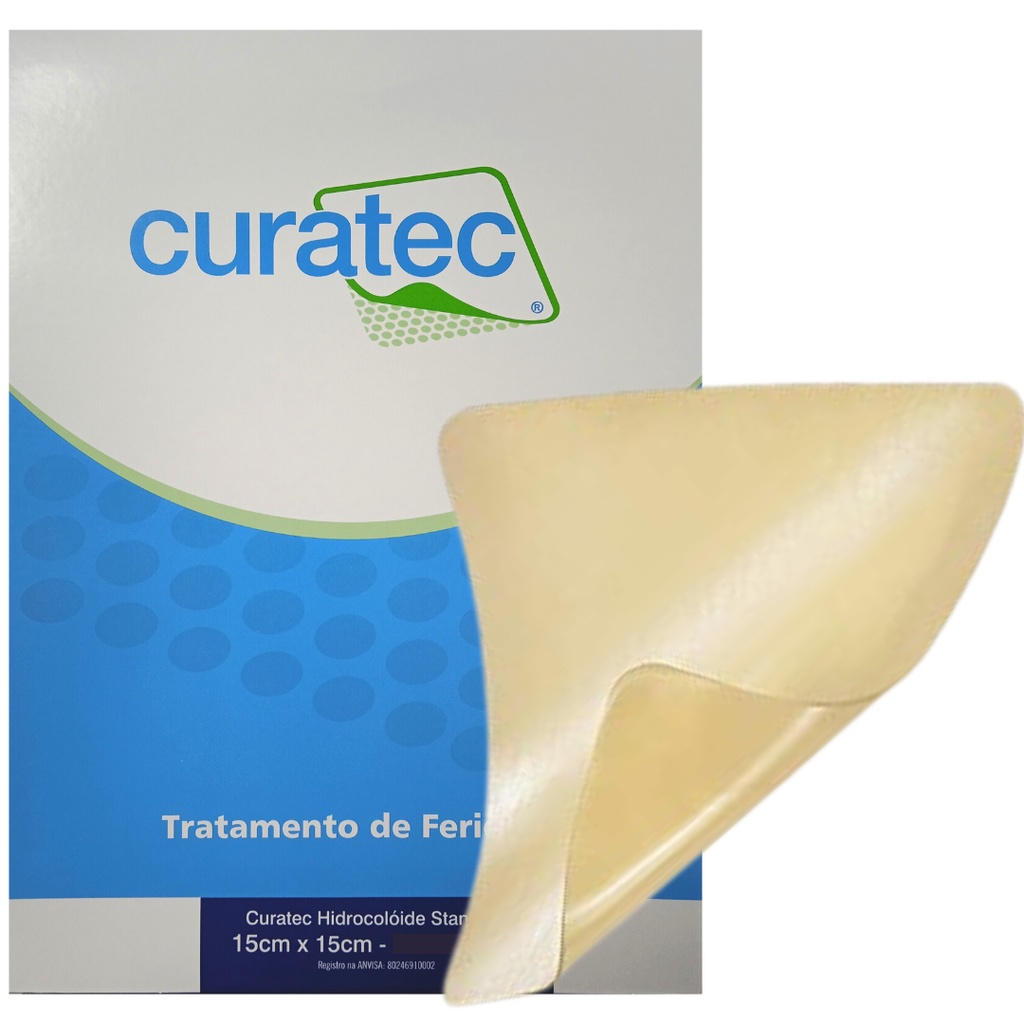 Curativo Hidrocoloide Curatec 15x15- Unidade | Shopee Brasil