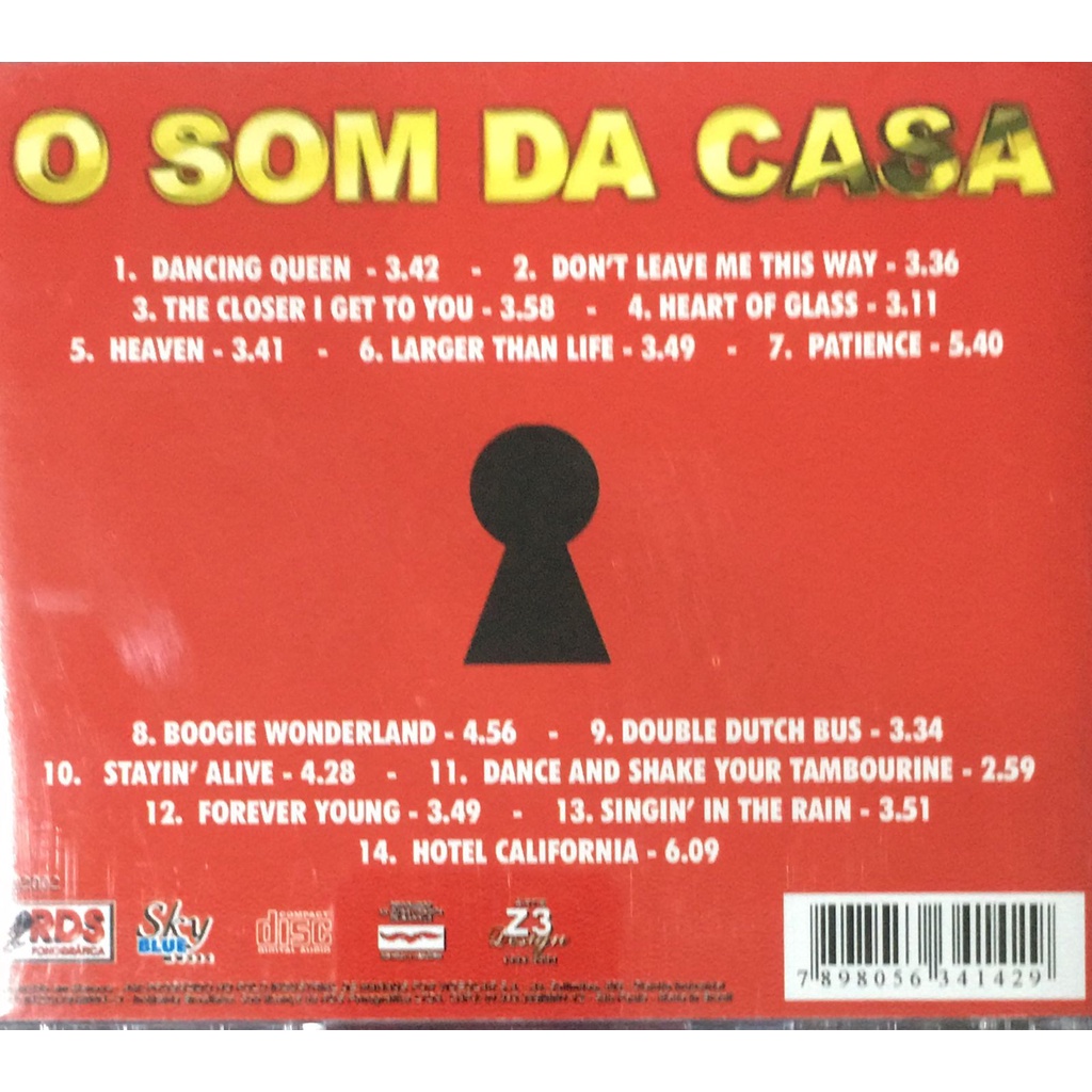 Cd O Som Da Casa-2002 Sky Blue / Casa Dos Artistas