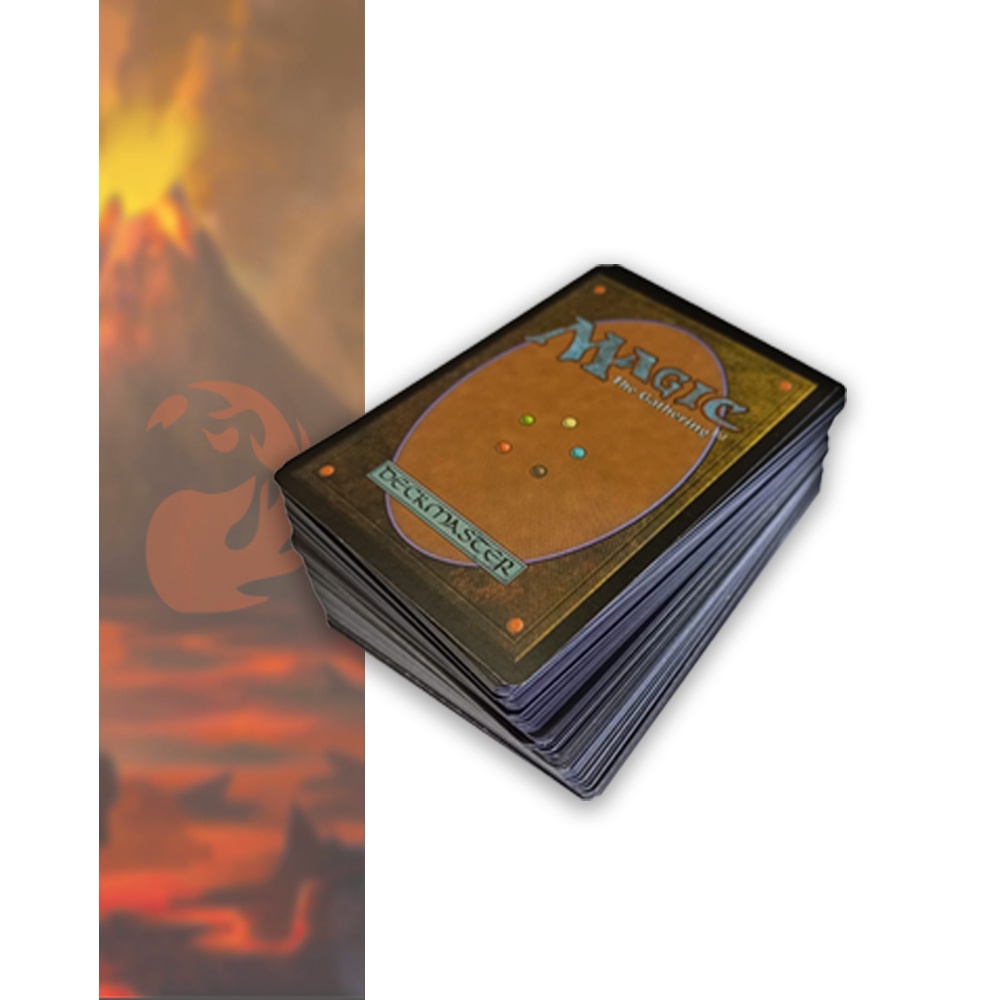 Lote Pack Magic 100 Cartas Aleatórias Comuns (Vermelho) Escorrega o Preço