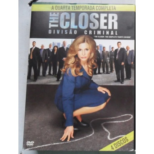 Divisão criminal - The Closer Quarta Temporada Box com 4 dvds