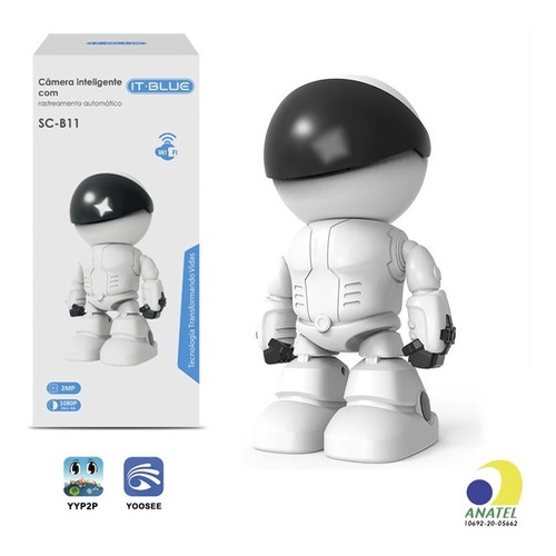 Camera Ip Full Hd 1080p Inteligente Rastremento Automatico it-blue em Oferta na Shopee