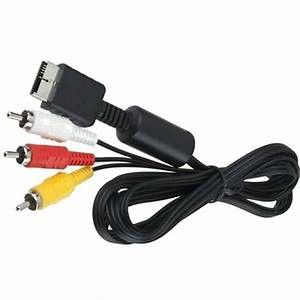 Cabo Áudio E Vídeo Para Playstation Ps3, Ps2 E Ps1