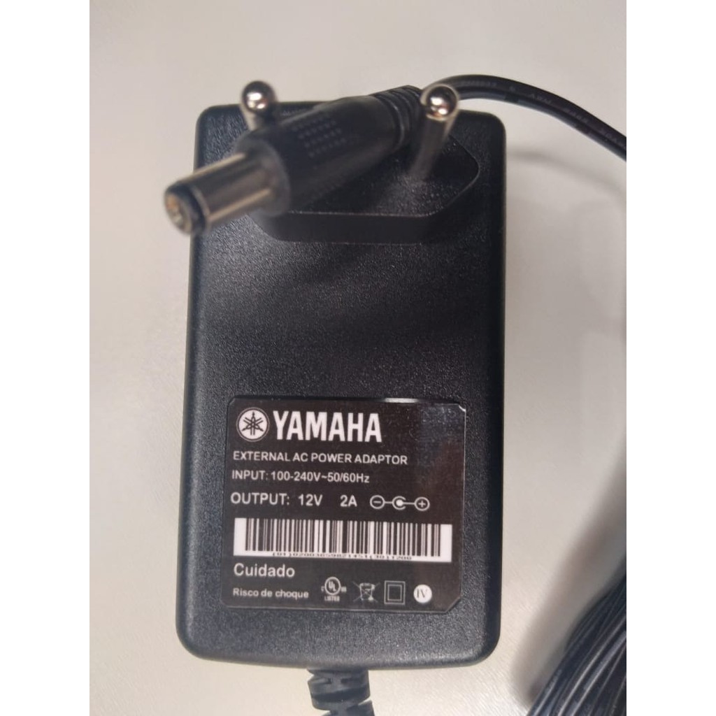 Fonte Carregador 12v 2a Para Teclado Yamaha