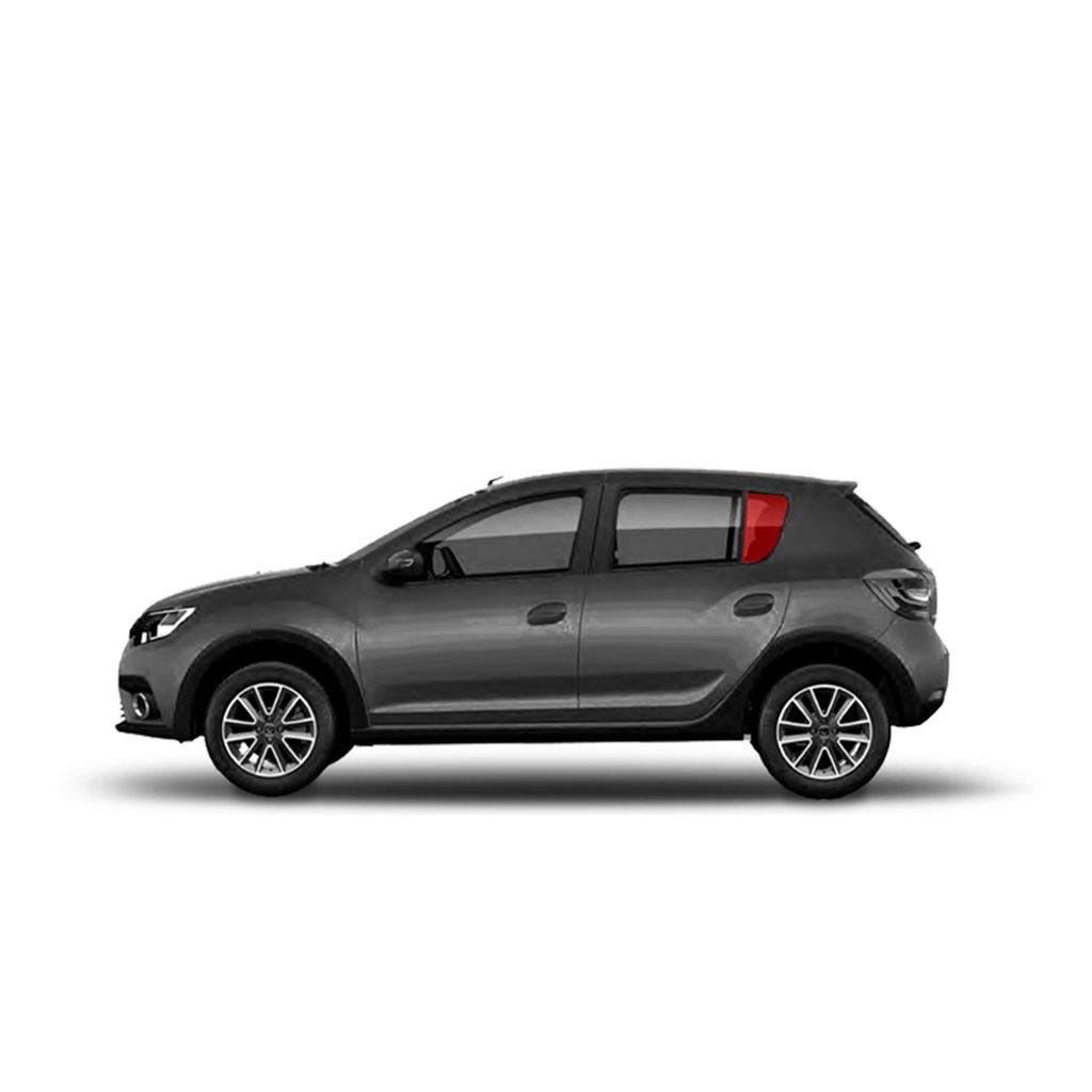 Vidro Lateral Fixo Traseiro Sandero 2015 Á 2020 Lado Esquerdo
