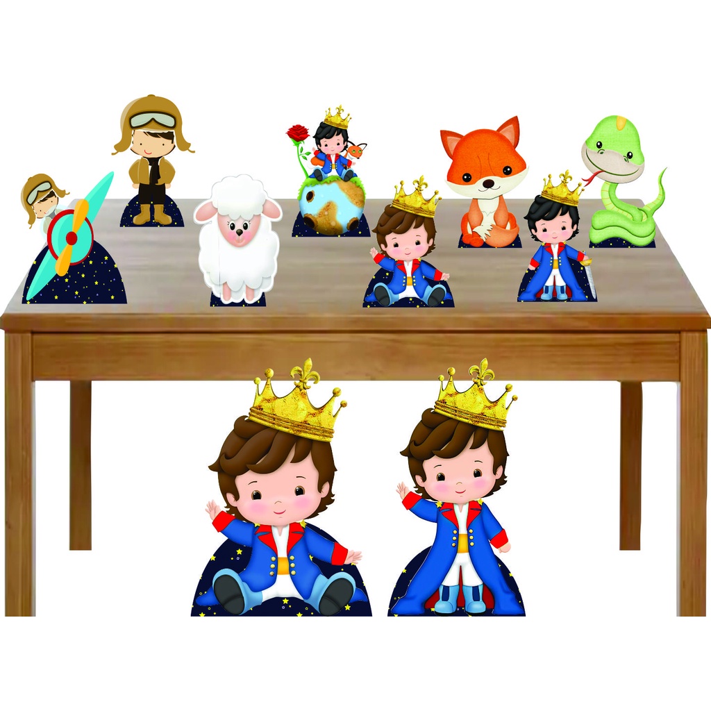 Kit Totens Display PEQUENO PRINCIPE COM BASE - Display para chão e mesa