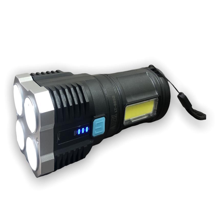Lanterna tatica Holofote  2 em 1 Super LED 20w 3 Niveis iluminacao