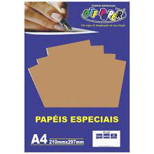 PAPEL COLOR PLUS - MARROM- A4 120G 20 FLS - Colorido na massa | Shopee ...