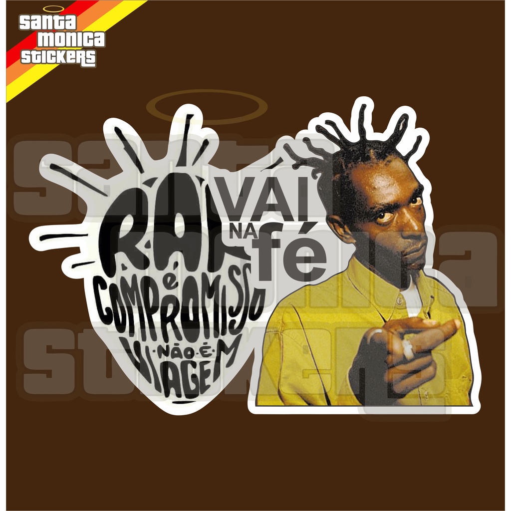 Adesivo de Música do Rapper Sabotage