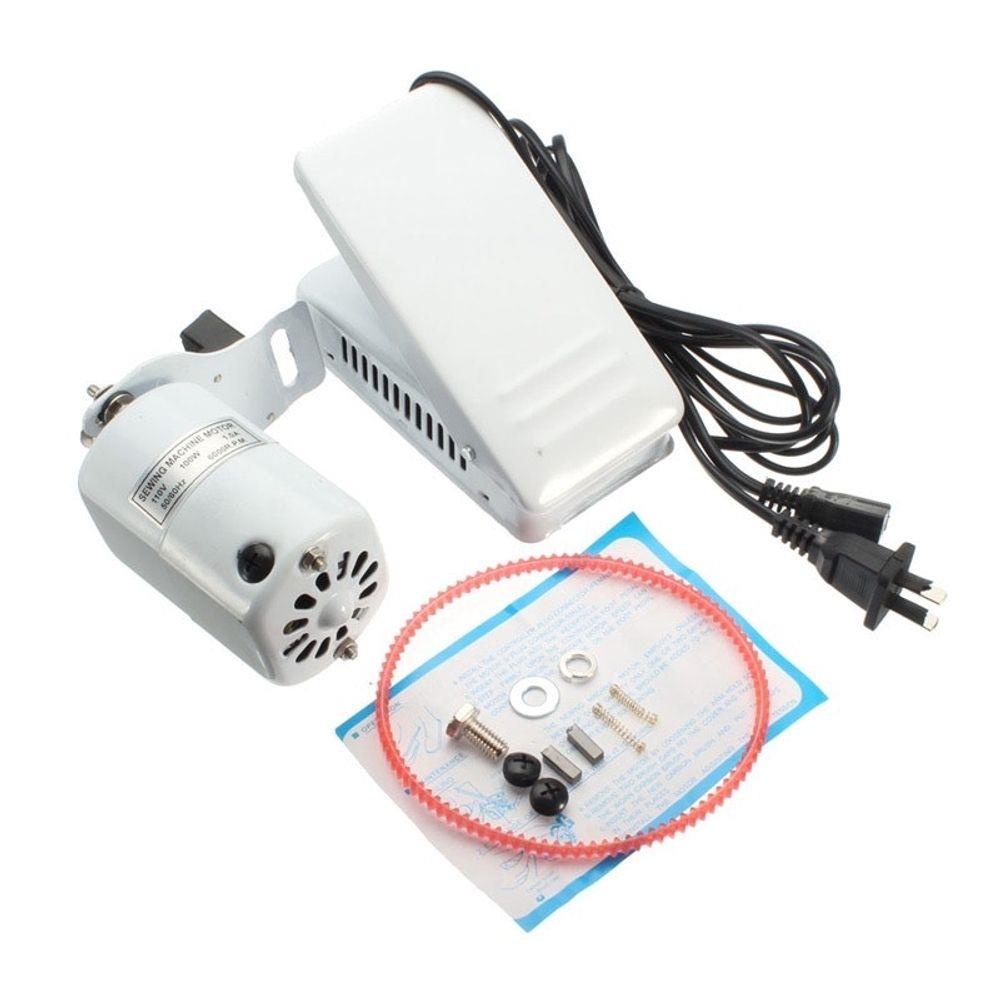 Motor e Pedal para Maquina de Costura Domestica Portátil Singer, Vigoreli, Elgin 220V Sun Special