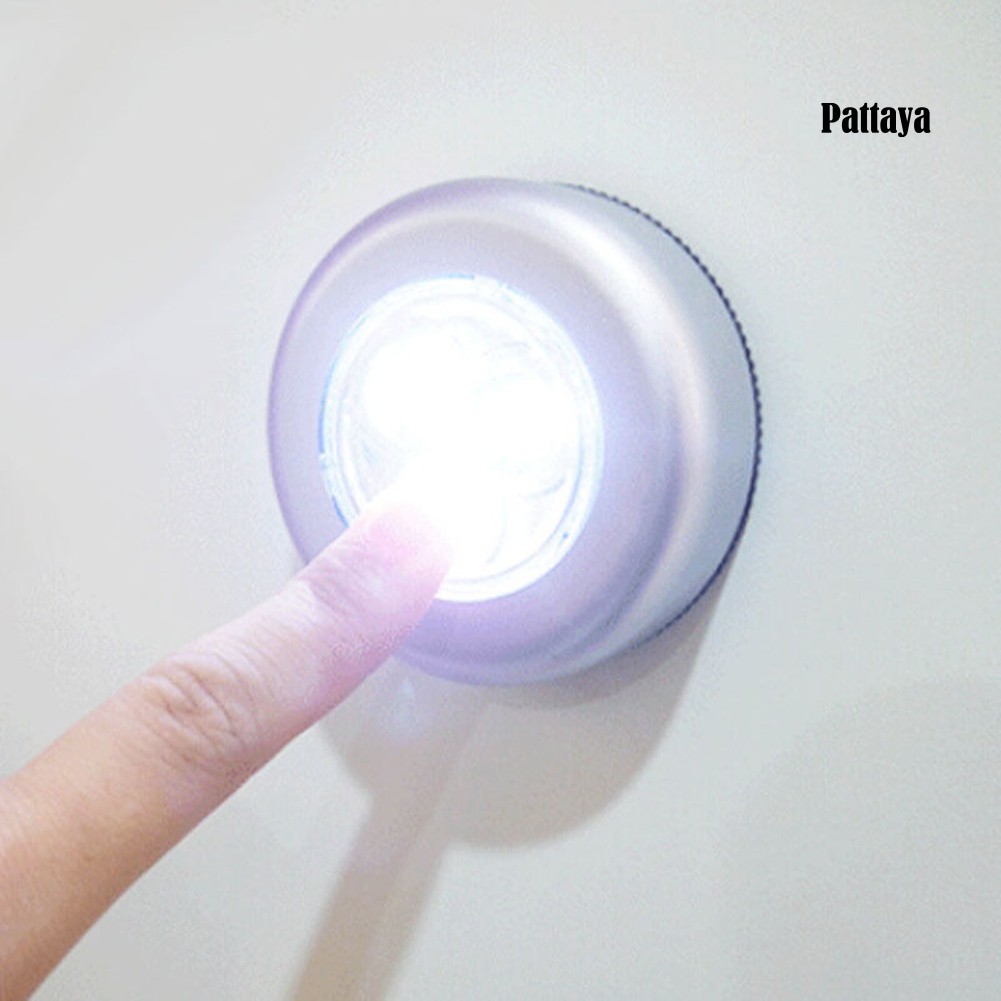 Lâmpada sem Fio com 3 LEDs para Armário/Cozinha/Luz Noturna BeeCost