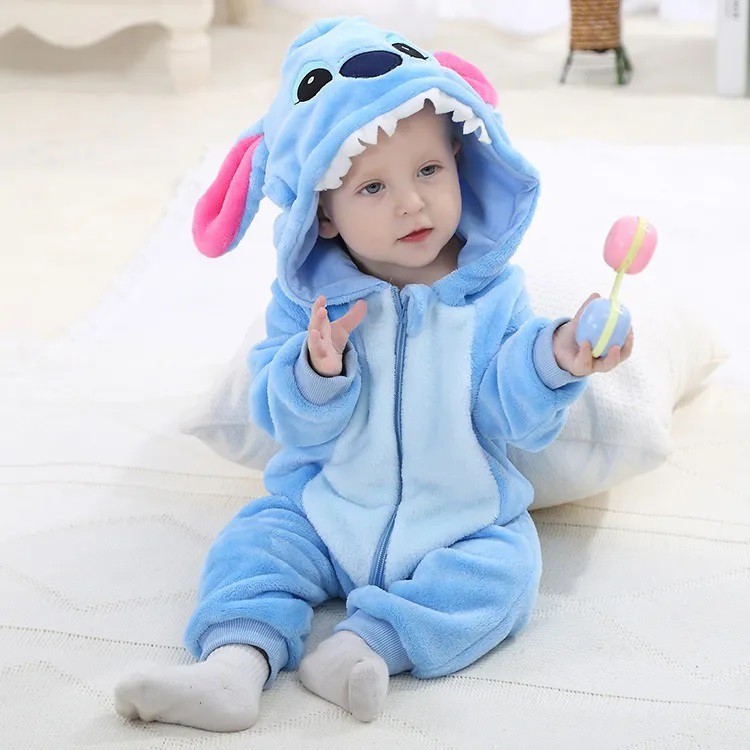 Macacao Bebe Lilo Stitch Pijama Dia Das Criancas Presente Shopee Brasil