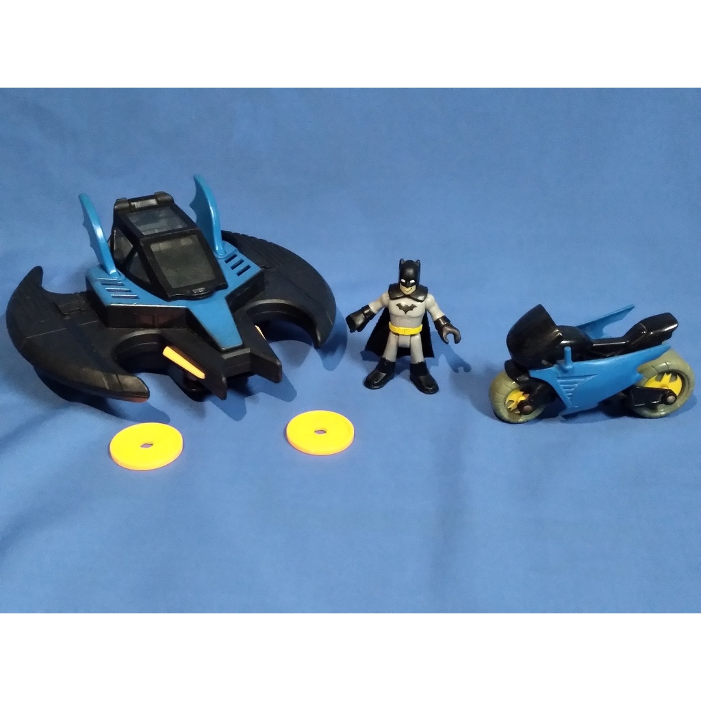 Nave Moto Batman Imaginext Fisher Price Usado | Shopee Brasil