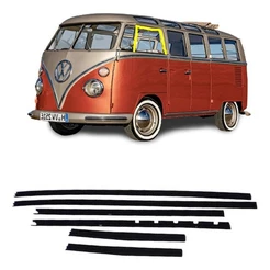Kit Borracha Canaleta Kombi 1200/1500 Até 74 Premium