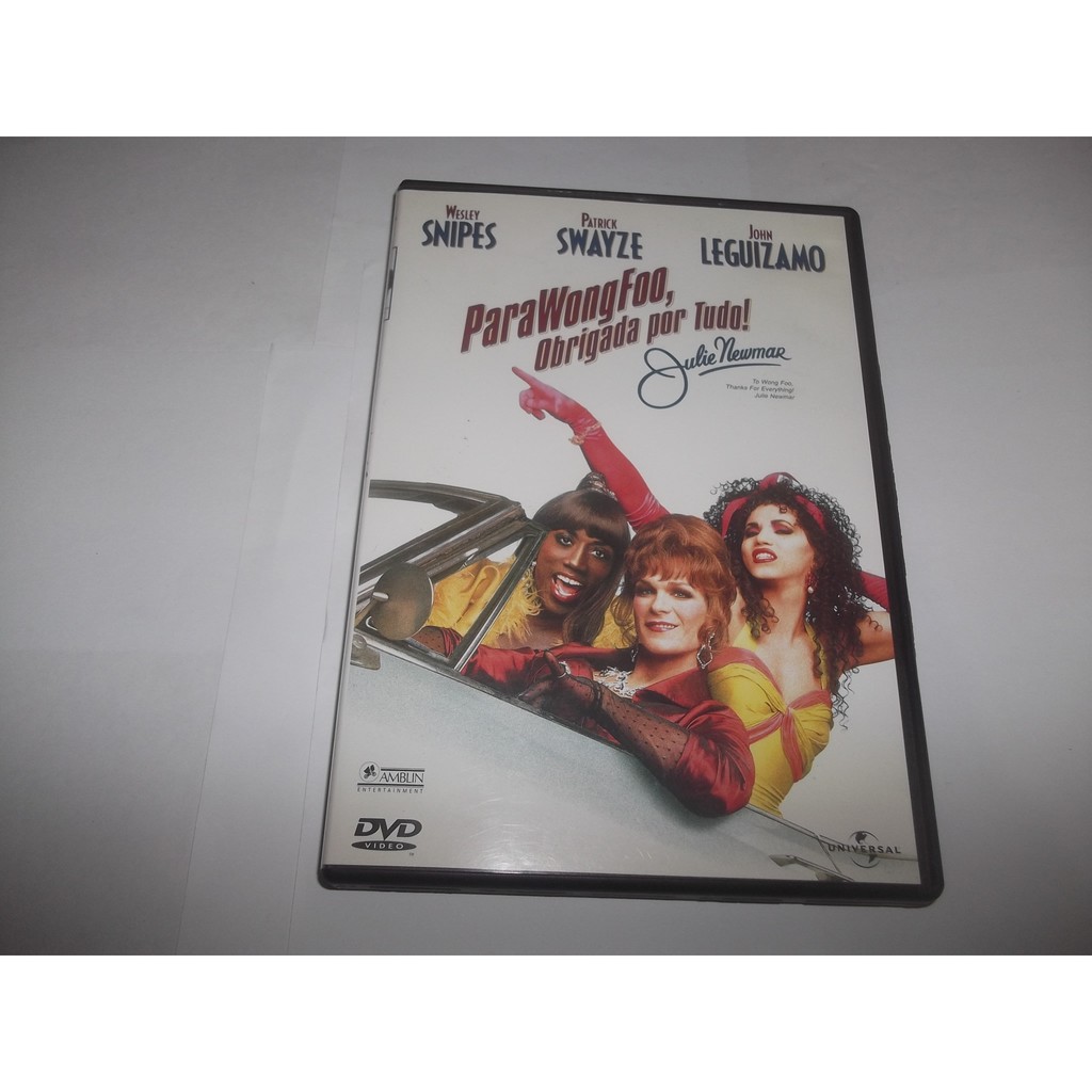 Dvd - Para Wong Foo, Obrigado por Tudo! Julie Newmar - 1995 - Patrick Swayze - Wesley Snipes - Dublado