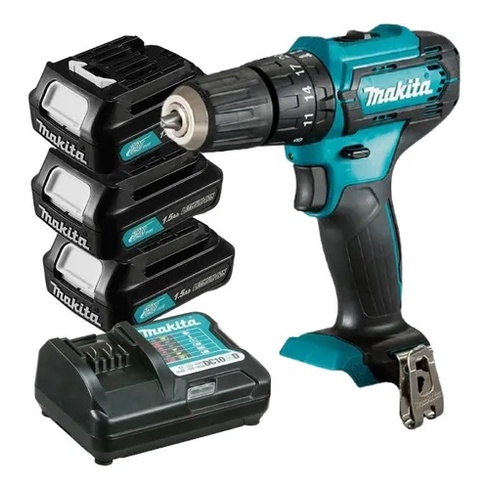 Furadeira Parafusadeira 3 Baterias 12v Makita Hp333 Bivolt em Oferta na Shopee