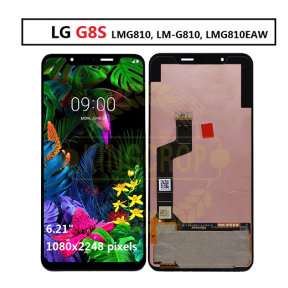 Écran Complet + Tactile LG G8s (LMG810EAW) - Amoled Noir - Neuf