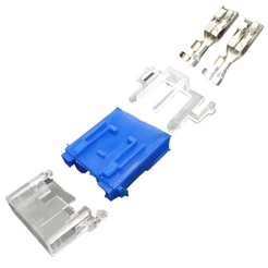 Kit Porta Fusivel Lamina Max Importado Para Montar Com Tampa Corpo Em Acrílico Transparente Proteção Módulo Som
