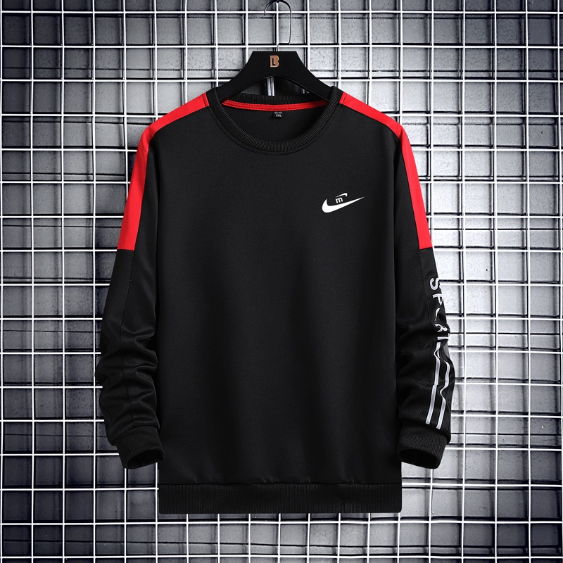 Roupas masculinas moletom masculino confortável gola redonda M-4XL