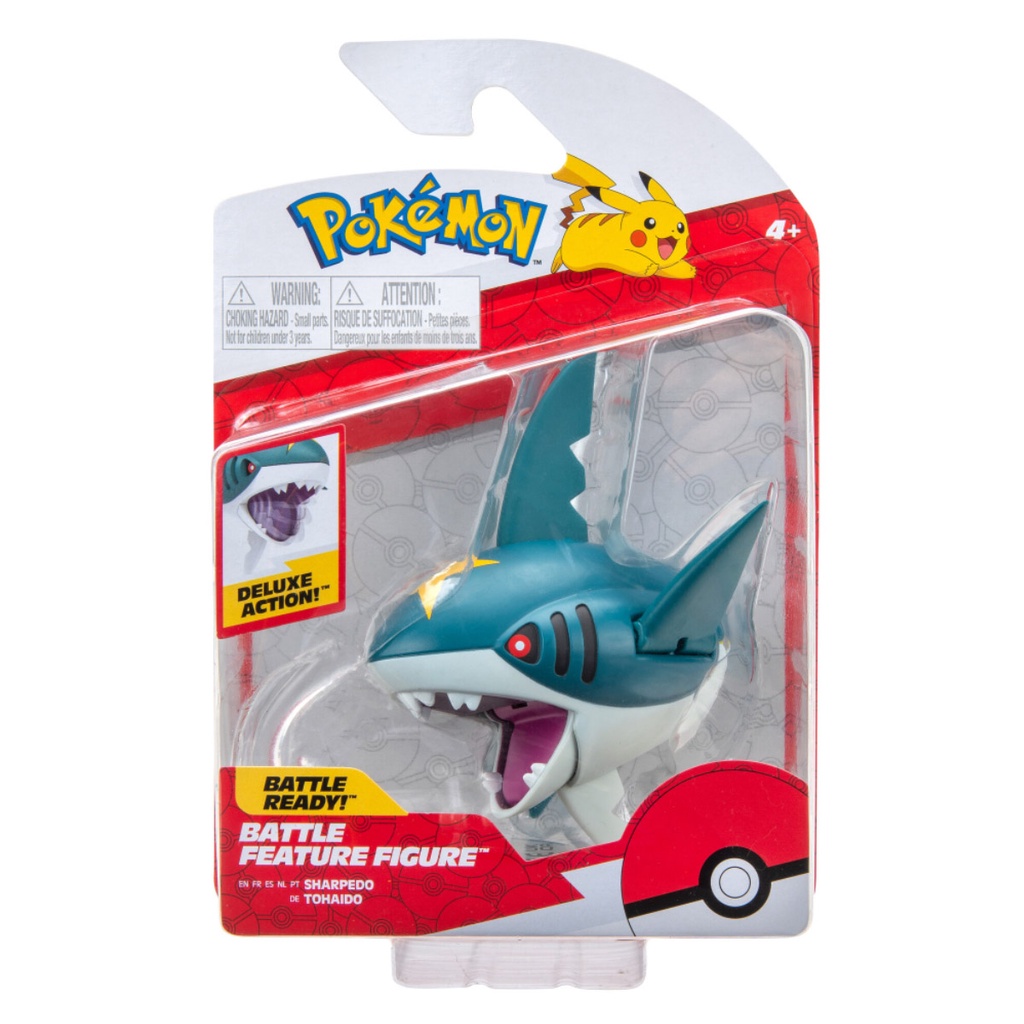 Pokémon - Figuras De Ação - Sharpedo em Oferta na Shopee