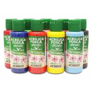 TINTA ACRÍLICA FOSCA 60ml- ACRILEX em Oferta na Shopee