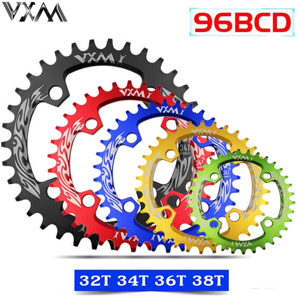 VXM 94 + 96 BCD Roda De Corrente Redonda De Bicicleta 32T 34T 36T 38T MTB Anel mountain Crown 96BCD Para M4000 M4050 GX NX X1 Manivela em Oferta na Shopee