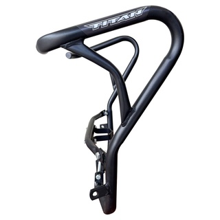 Mata Cachorro Com Protetor carenagem titan fan 150 160 preto fosco moto acessório ECO + ADS em Oferta na Shopee