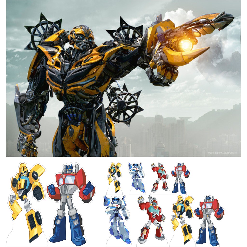 Kit Display + Painel Festa Infantil Transformers DK