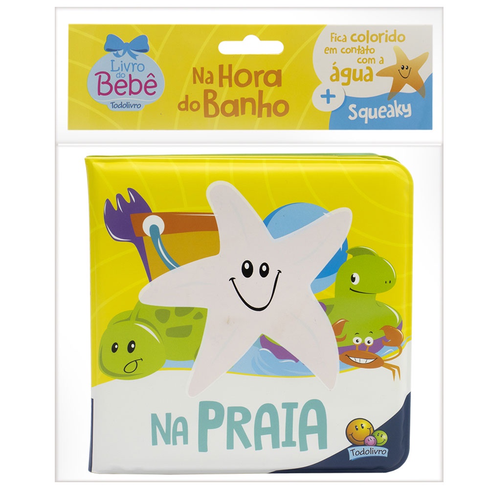 Na hora do banho II: Na Praia Livro de Banho Infantil