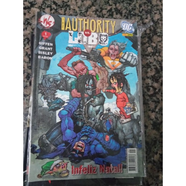 lobo e authority infeliz natal DC comics