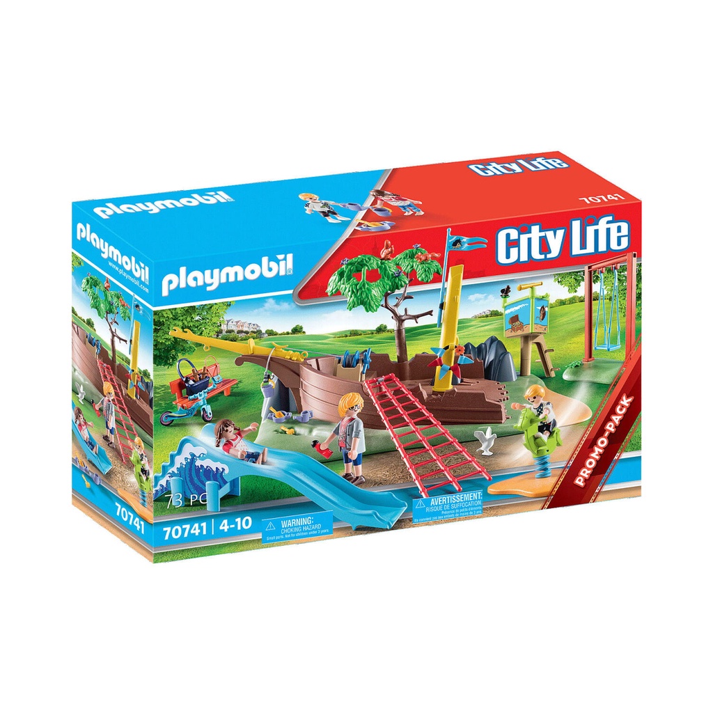 Playmobil - City Life - Aventura No Parque Com Barco - 70741