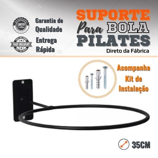 Suporte para Bola de Pilates 35cm Bola Suíça Kit com 2 peças