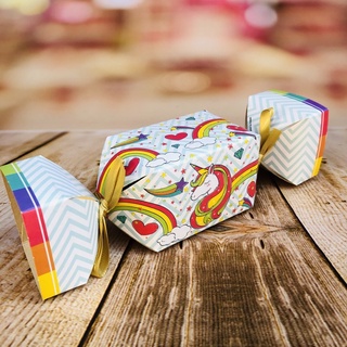 10 Caixa Bombom Caixa Bala Surpresa Doce festa TEMA UNICÓRNIO 68.4 em Oferta na Shopee