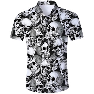 Summer Hawaiian Skull Men
