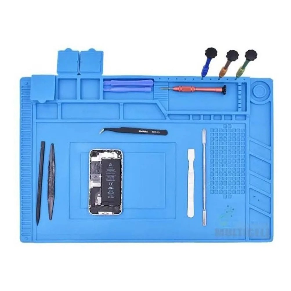 Manta Magnética Antiestática Silicone Azul S-160 G 300x450