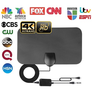 4k Antenas De TV HD 980 Miles Signal Booster Indoor Mini Digital Antena De Alto Ganho