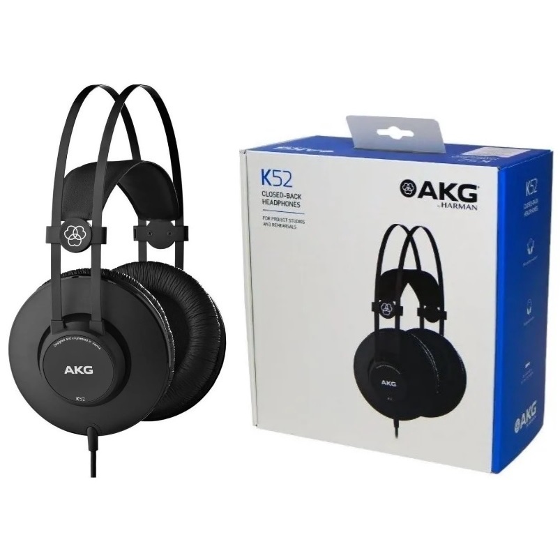 Fone de ouvido Headphone Akg K52 Profissional Over Ear Estúdio Dj Original em Oferta na Shopee