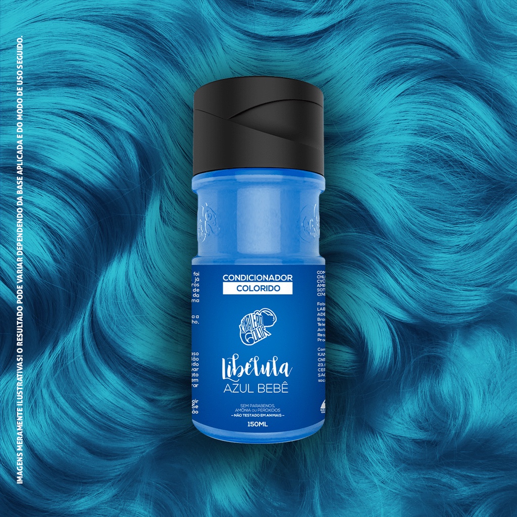 Condicionador Colorido Libélula - Azul Bebê 150ml