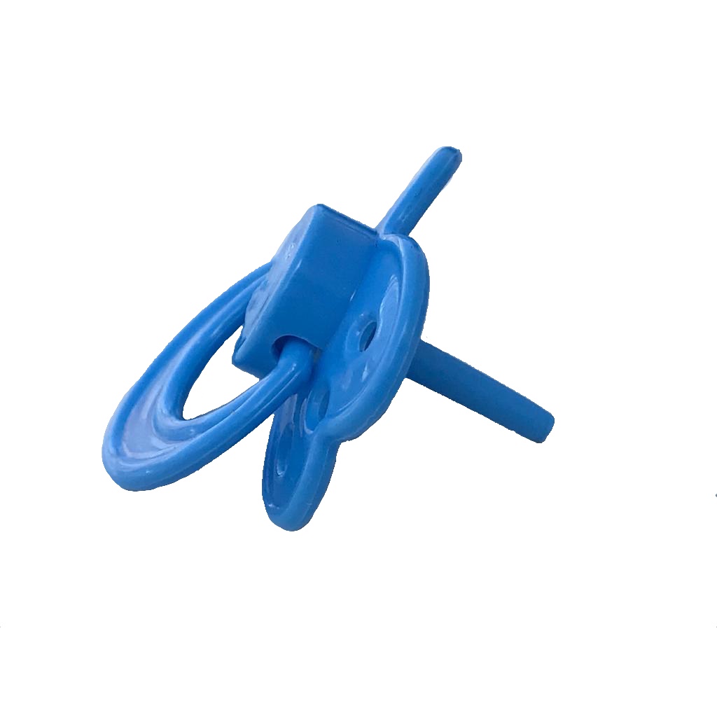 Chupeta Boneca Boneco Reborn Azul Plastico Brinquedo Criança Infantil 1 un.