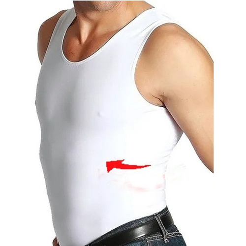 Cinta Modeladora Masculina Colete Redutor Postura Reforço