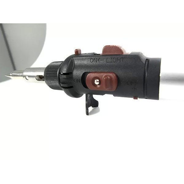 Detalhes do Ferro De Soldar À Gás 3 X1 Maçarico E Soprador Hk-902 Hikari