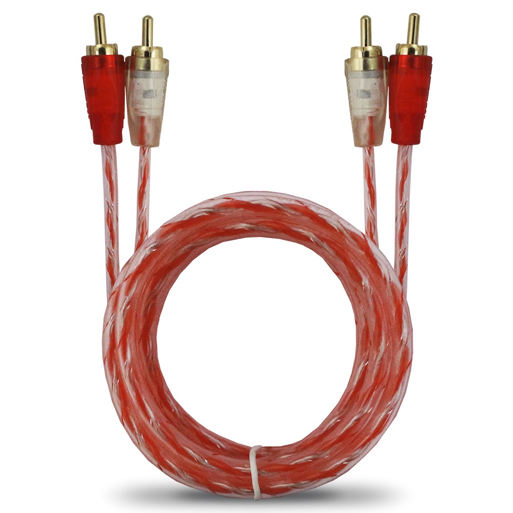 Cabo Rca Automotivo Blindado Stetsom 1 Metro Flexível Conectores Alta Pressão Banhados Bronze Injetado PVC em Oferta na Shopee
