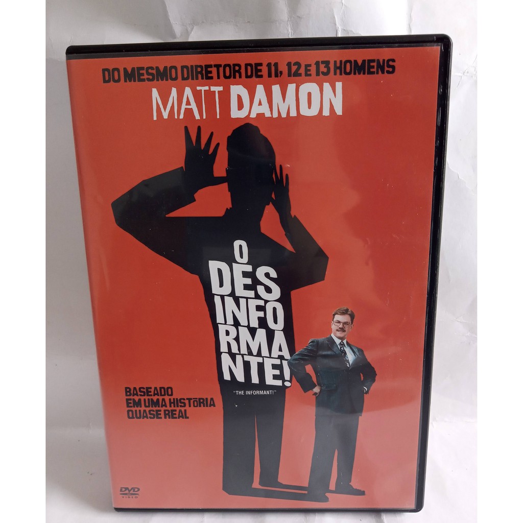 O Desinformante - DVD - Matt Damon