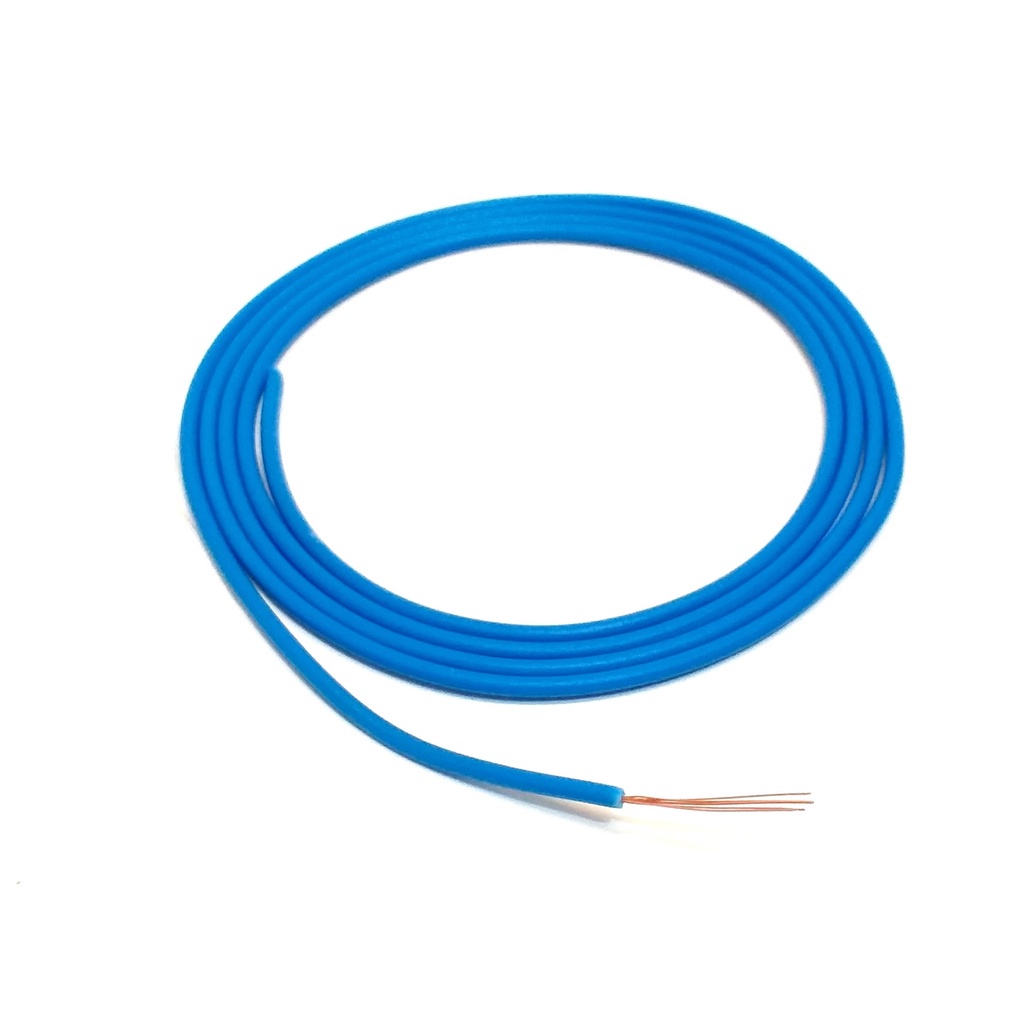 12 Metros Cabo Cabinho 0,5mm Azul Remoto Flexível 1 x 0,50mm Fio Emborrachado Para Som Automotivo Alto Falante 12m 0,5mm