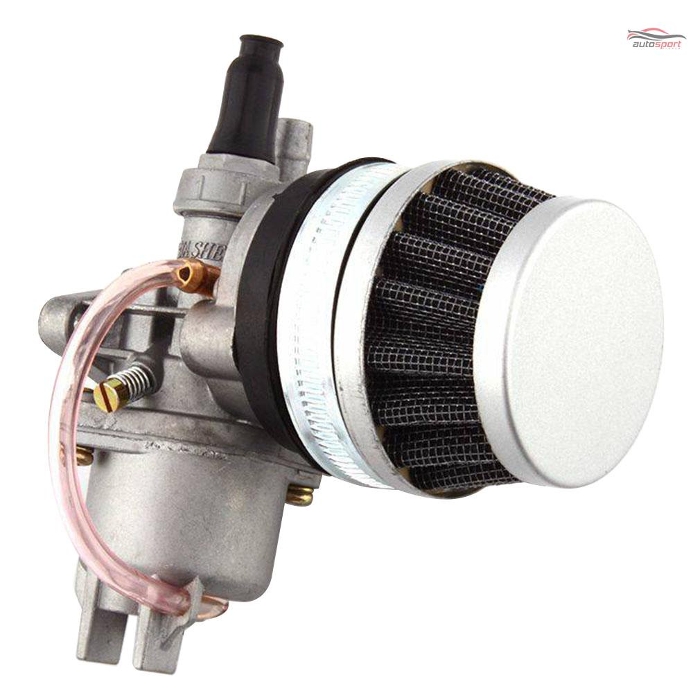 GOOFIT PD24J Carburatore Moto 24mm con Filtro Aria 42mm con Filtro