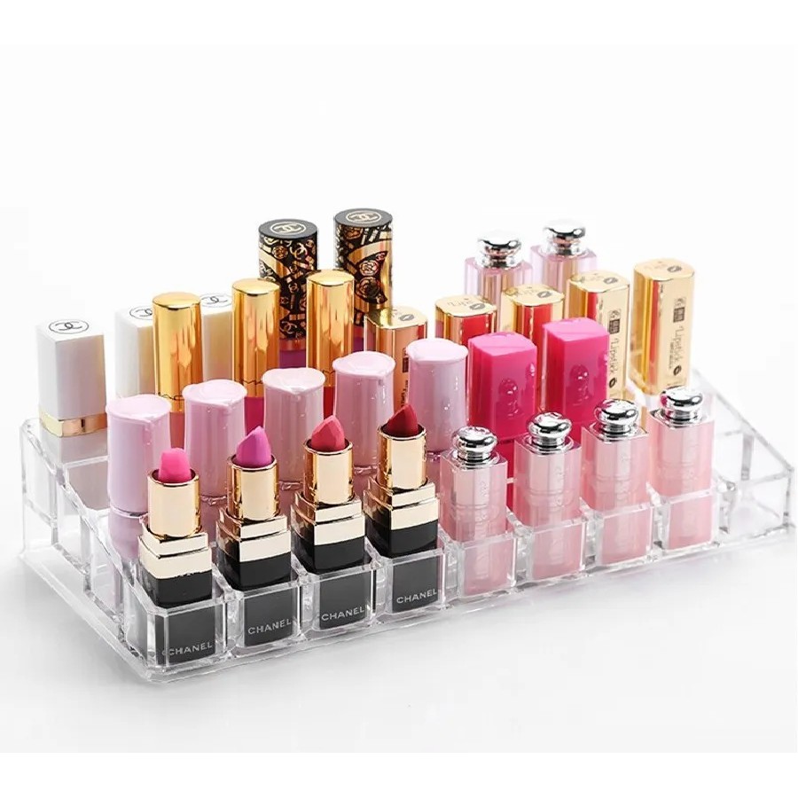Porta Batom Acrilico Organizador 24 -- 36 Batons em Oferta na Shopee